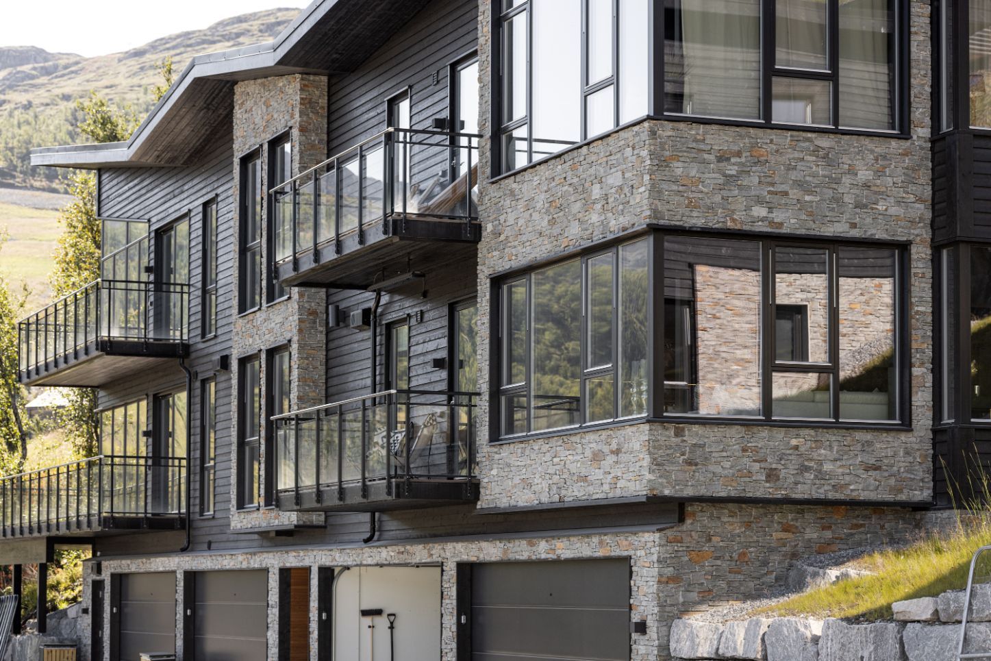 Moderne leiligheter med balkong