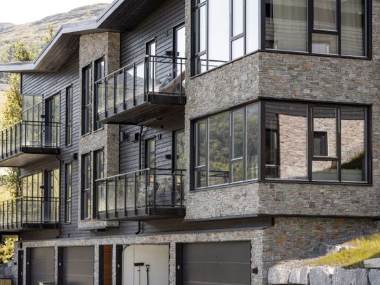 Moderne leiligheter med balkong